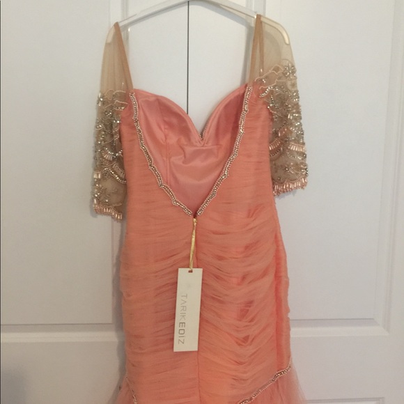 salmonpink Dress for prom,engagement or anything - Picture 2 of 3